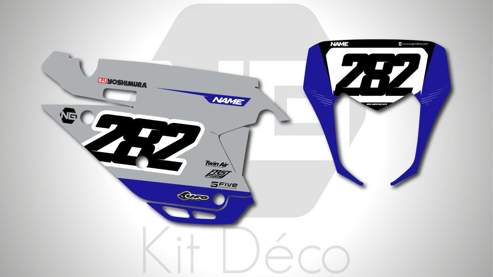 kit déco fond de plaques numéros 125 250 300 450 se sef 2025 sherco ng bionic series enduro graphics decals stickers adhesifs autocollant_Plan de travail 1
