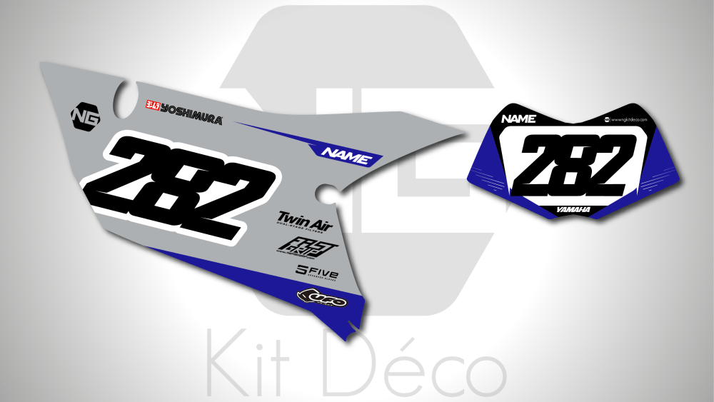 kit déco fond de plaques numéros yamaha 250 450 wrf 2024 2025 enduro ng bionic series decals stickers graphics autocollant adhesifs_Plan de travail 1