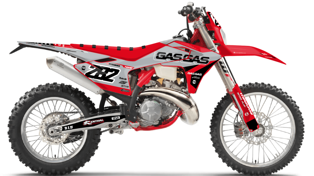 kit déco gasgas 125 250 300 350 450 500 ec ecf 2024 2025 enduro ng bionic series décals stickers graphics autocollant adhesifs visuel_Plan de travail 1