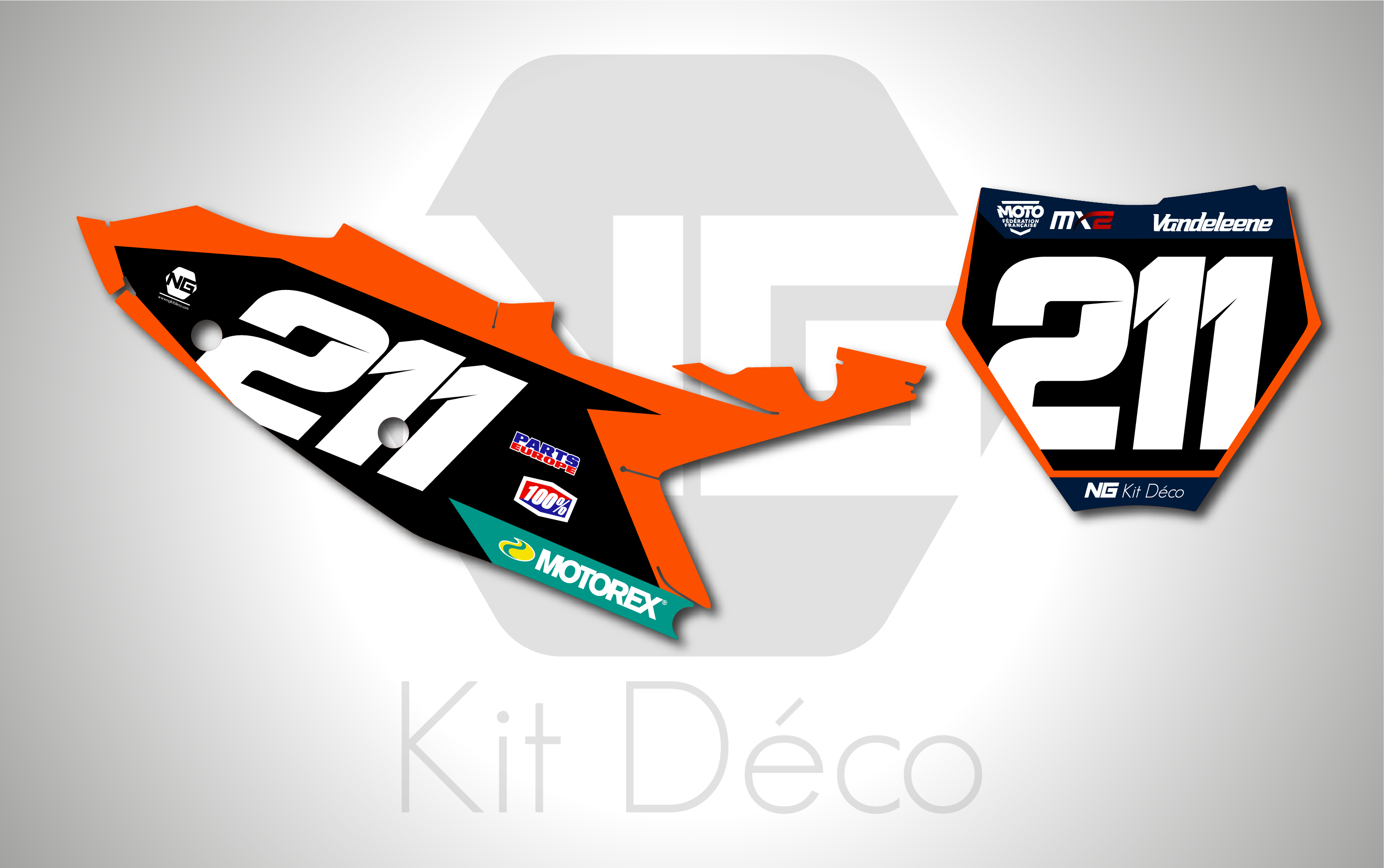 kit déco 125 150 250 300 350 450 sx sxf ktm 2025 motocross ng team vdl 2025 mx decals graphics stickers autocollant adhesifs_Plan de travail 1