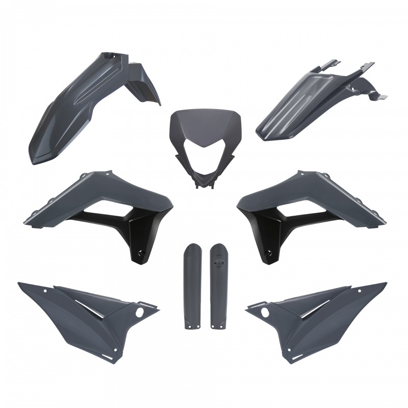 Protecteur De Radiateur Pour Moto Sherco SE/SEF 125-500 (2014-2024) - Grille Noire En Plastique - Remplace OEM 4621+4622