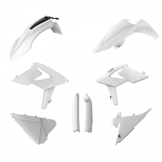 kit plastique beta 125 200 250 300 350 390 430 480 rr 2013 2014 2015 2016 2017 polisport kit complet blanc