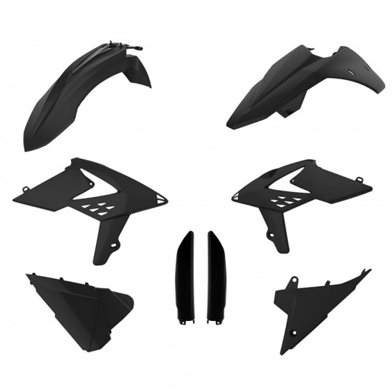 kit plastique beta 125 200 250 300 350 390 430 480 rr 2013 2014 2015 2016 2017 polisport kit complet noir