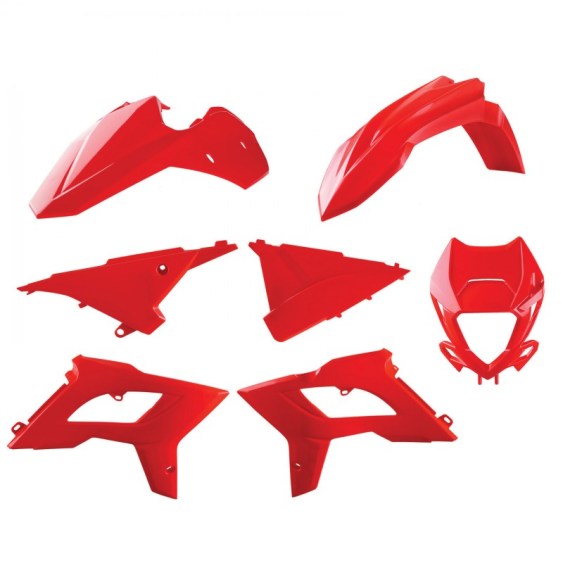 kit plastique beta 125 200 250 300 350 390 430 480 rr 2013 2014 2015 2016 2017 polisport restyle kit complet rouge