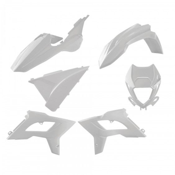 kit plastique beta 125 200 250 300 350 390 430 480 rr 2018 2019 polisport restyle kit complet blanc