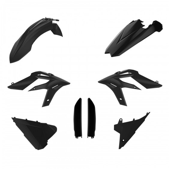 kit plastique beta 250 300 xtrainer 2016 2017 2018 2019 kit complet polisport noir