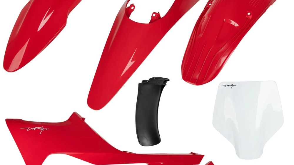 kit plastique strak future varg motocross 2024 2025 rouge