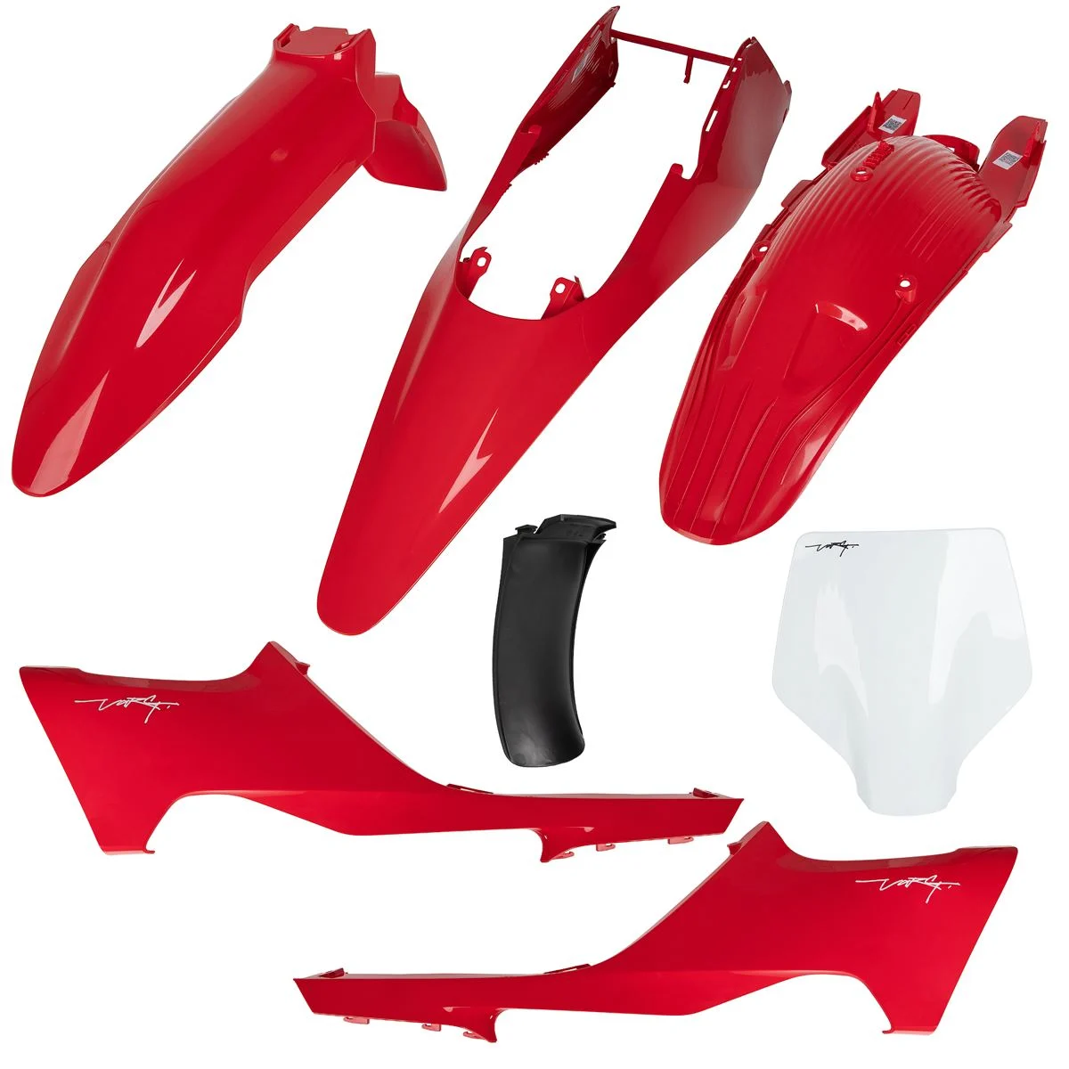 kit plastique strak future varg motocross 2024 2025 rouge