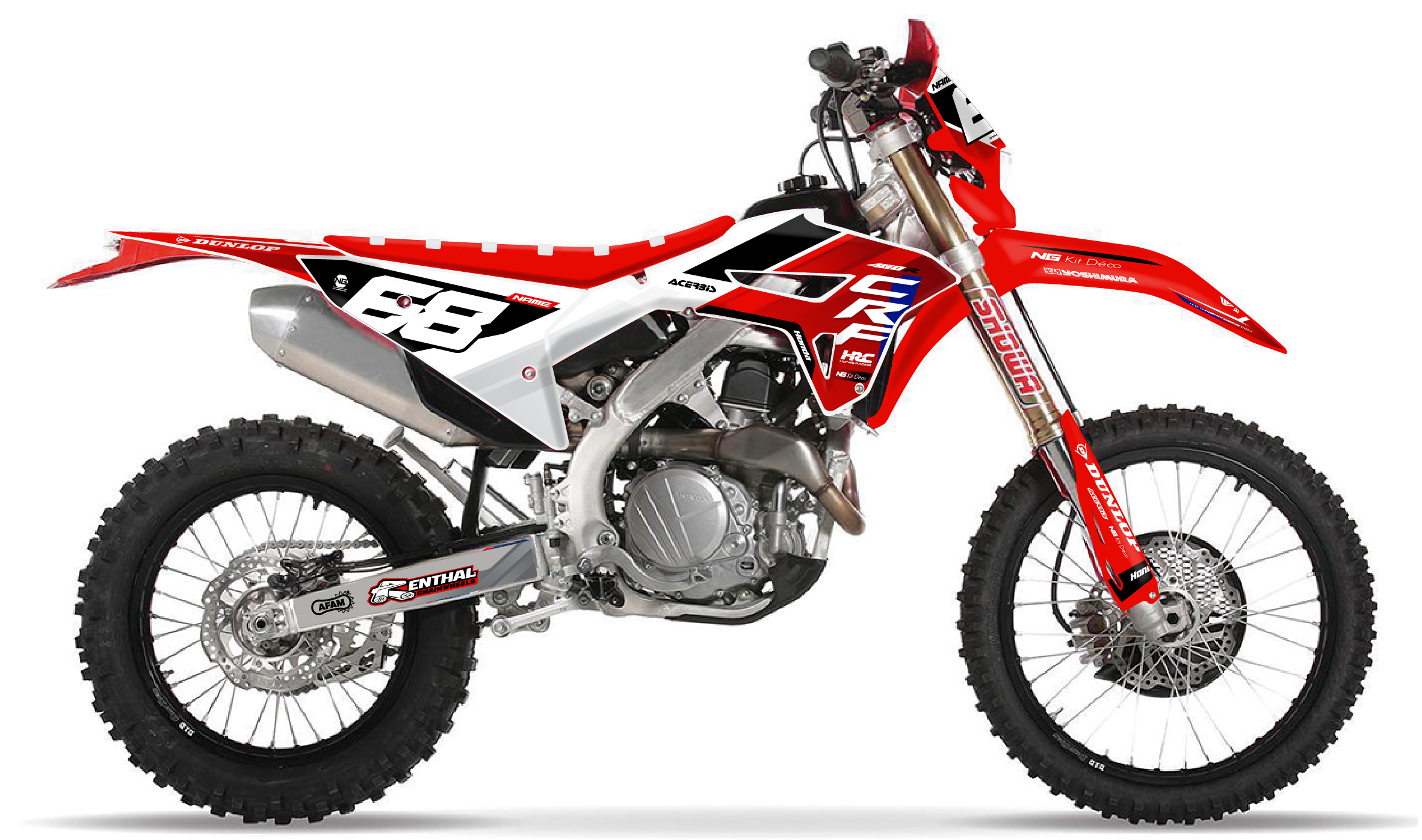 kit déco 250 300 400 450 crf rx 2021 2022 2023 2024 2025 honda enduro ng anaheim series decals stickers graphics autocollant adhesifs 1_Plan de travail 1