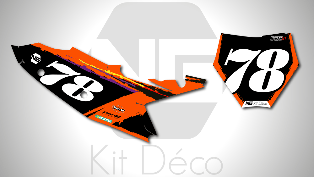 kit déco fond de plaques numéros 125 150 250 300 350 450 sx sxf ktm 2025 motocross ng mt81 old mx decals graphics stickers autocollant adhesifs_Plan de travail 1