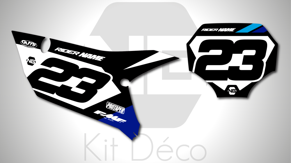 kit déco fond de plaques numéros 250 450 yzf 2023 2024 2025 yamaha motocross ng cyan series mx decals stickers graphics autocollant adhesifs visuel_Plan de travail 1