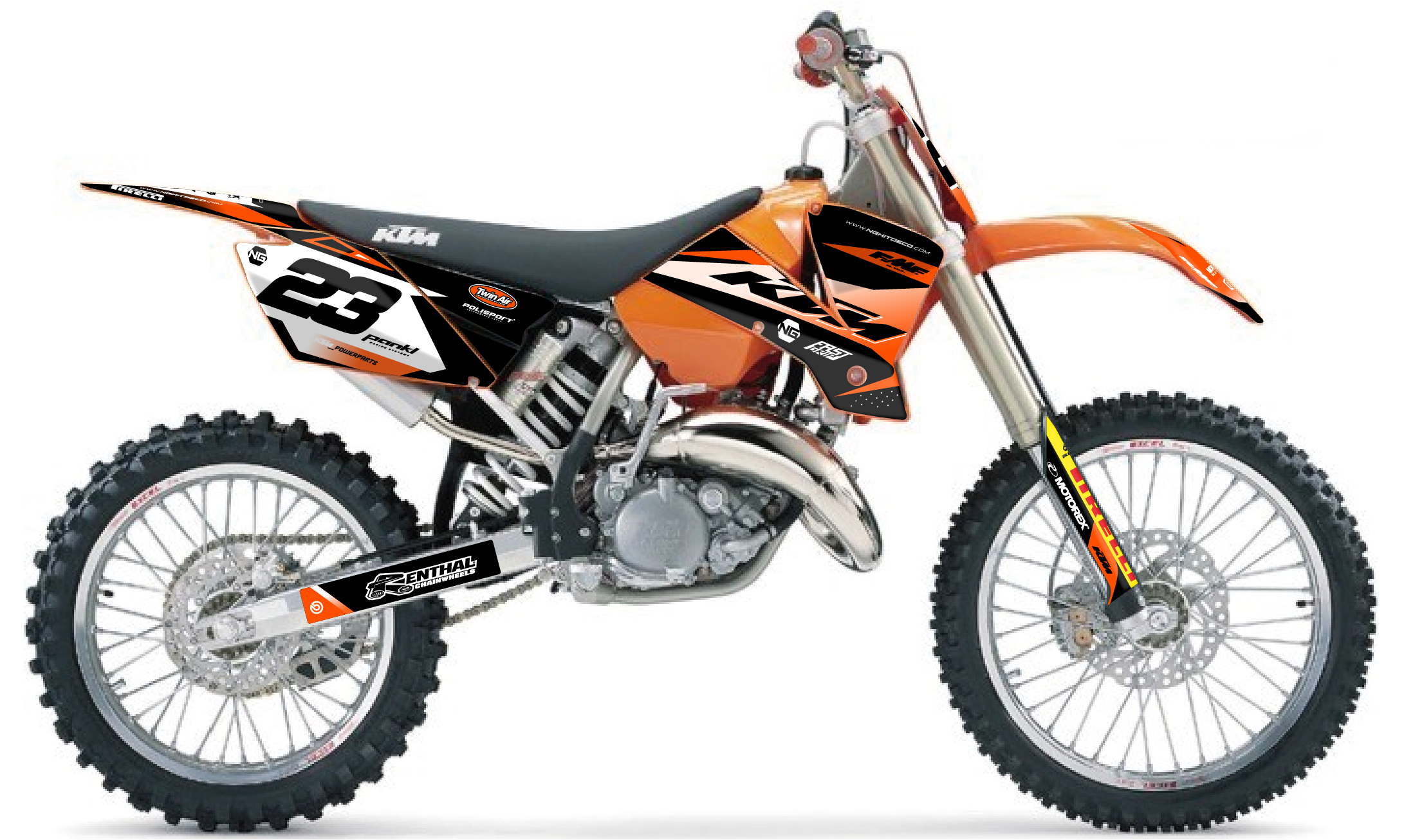 kit déco ktm sx sxf 125 250 350 450 2003 2004 motocross ng cita series mx decals stickers graphics autocollant adhesifs visuel
