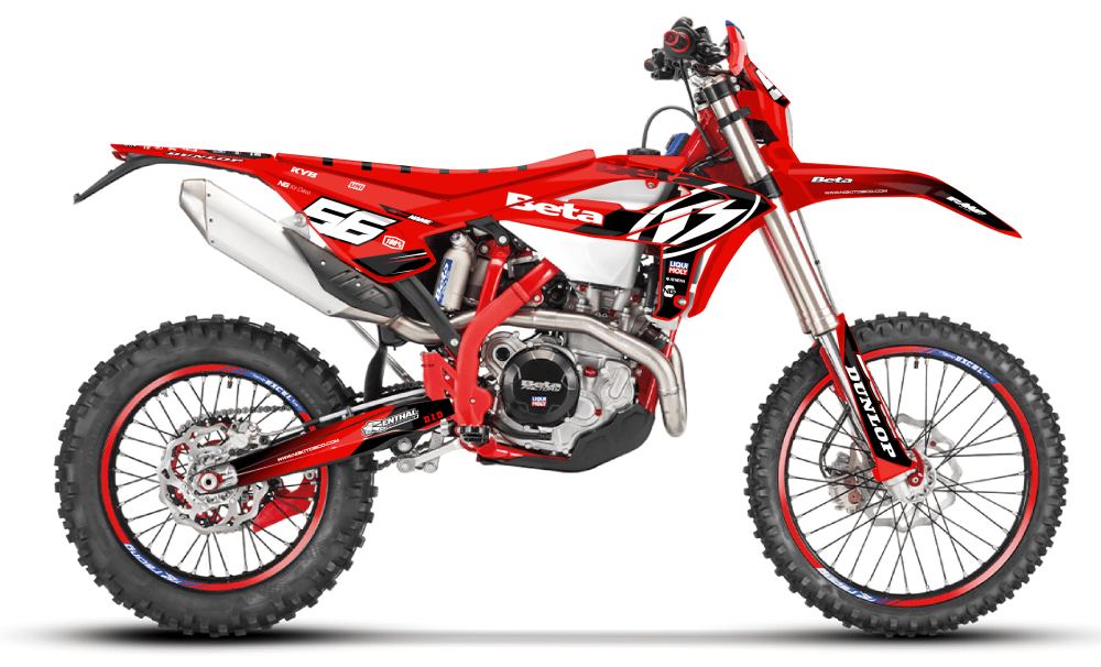 SCAR Tire Axe Avant Rouge – Compatible Beta RR & XTrainer 125 à 480 (2012-2022)
