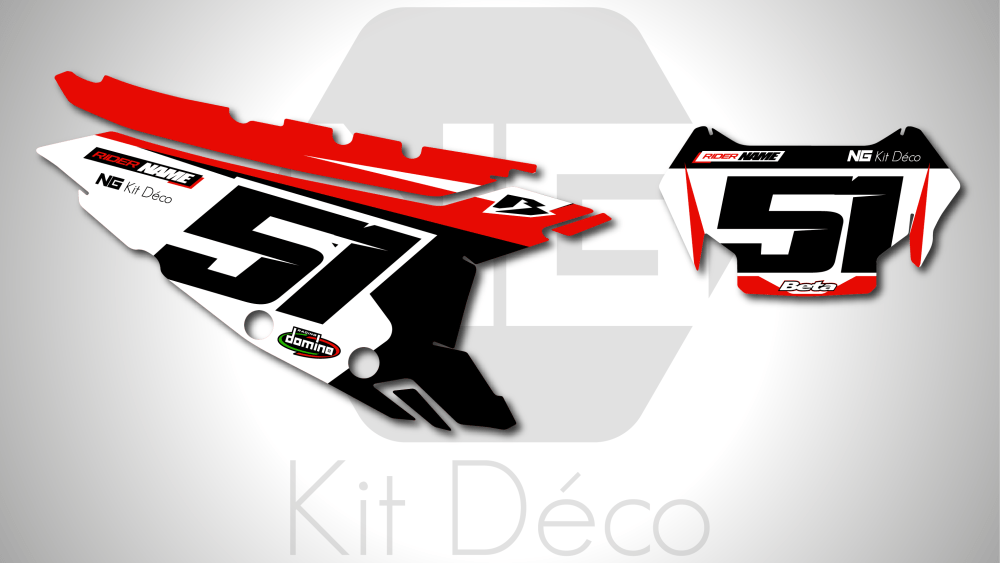 kit déco fond de plaques numéros 125 200 250 300 350 390 430 480 beta rr x pro 2025 2026 ng fab series enduro decals stickers graphcis autocollant adhesifs_Plan de travail 1