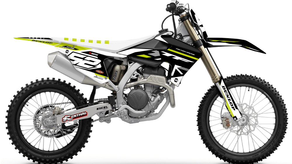 kit déco triumph tf 450 250 x 2024 2025 2026 2027 motocross ng mx race series decals graphics stickers autocollant adhesifs visuel