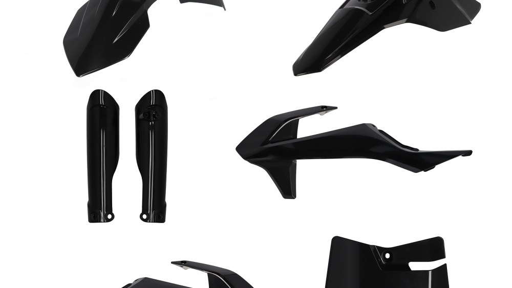 kit plastique acerbis complet ktm 50 sx 2016 2017 2018 2019 2020 2021 2022 2023 motocross noir