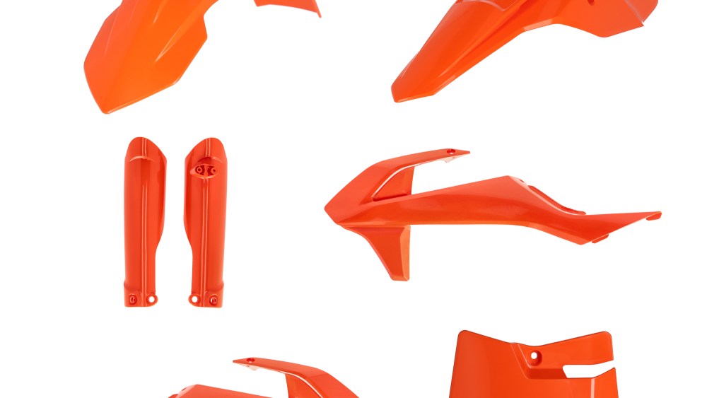kit plastique acerbis complet ktm 50 sx 2016 2017 2018 2019 2020 2021 2022 2023 motocross orange