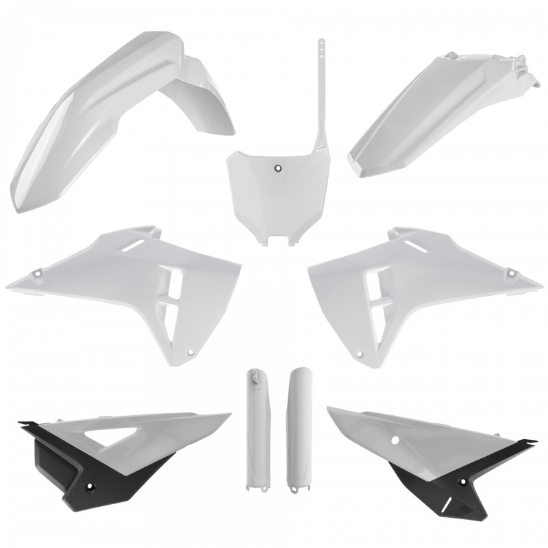 kit plastique honda complet 250 450 crf 2021 2022 2023 2024 polisport restyle 2025 blanc