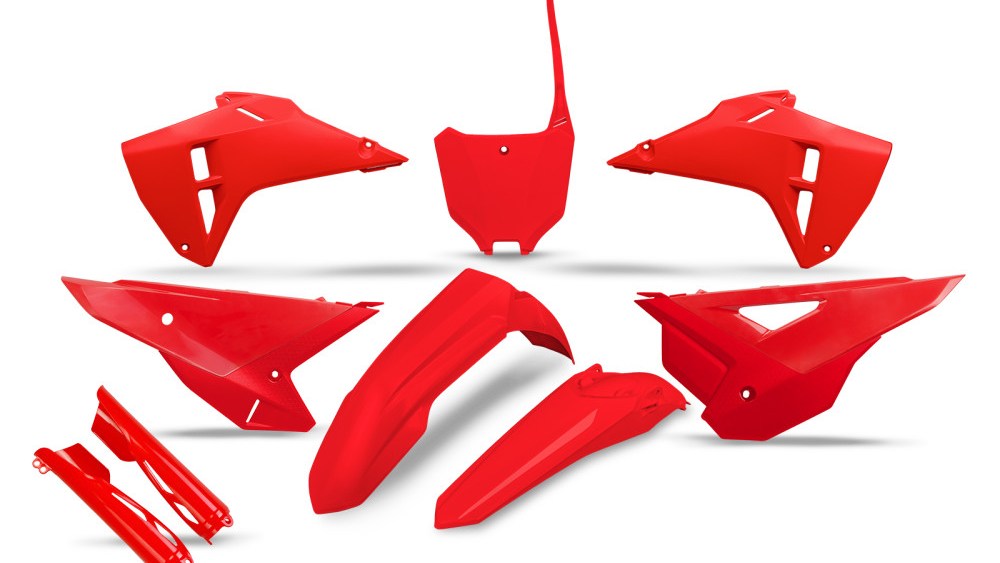 kit plastique honda complet 250 450 crf 2021 2022 2023 2024 ufo restyle 2025 rouge