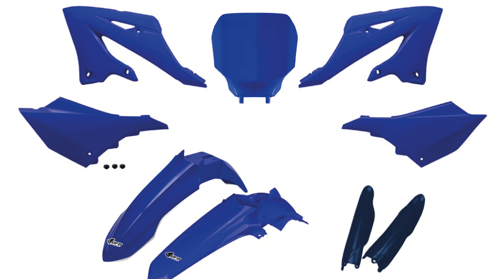 kit plastique ufo complet 125 250 yz 2022 2023 2024 2025 2026 yamaha motocross yzf style bleu_Plan de travail 1