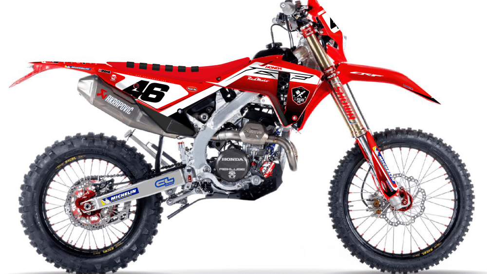 kit déco 250 300 400 450 crf rx honda red moto enduro 2025 2026 ng l'atelier 46 2025 mx decals stickers graphics autocollant adhésifs visuel_Plan de travail 1