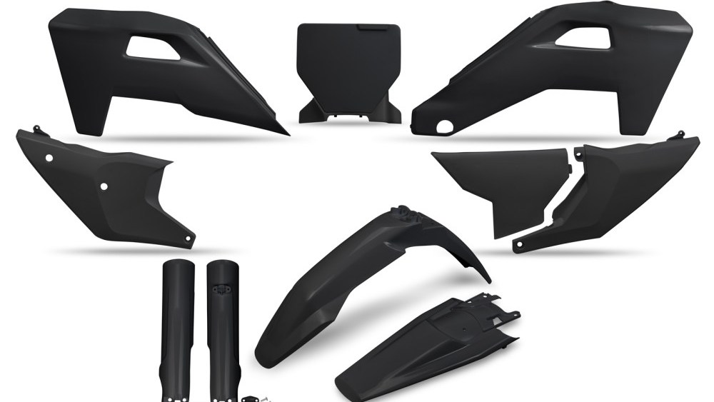 kit plastique husqvarna 125 150 250 300 350 450 tc fc 2025 2026 ufo complet noir