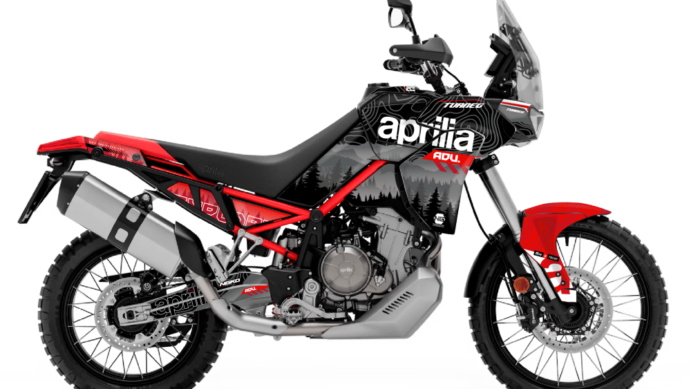 kit déco aprilia 660 tuareg 2022 2023 2024 2025 2026 trail enduro ng dark séries decals stickers graphics autocollant adhésifs visuel_Plan de travail 1