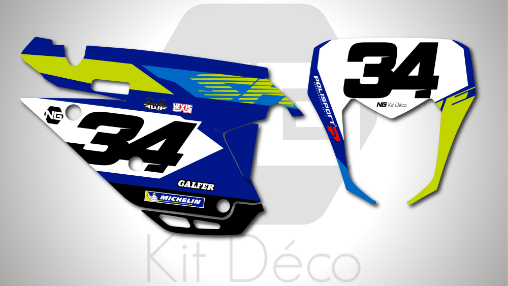 kit déco fond de plaques numéros 125 250 300 450 se sef 2025 2026 sherco ng originality 2026 enduro graphics decals stickers adhesifs autocollant_Plan de travail 1