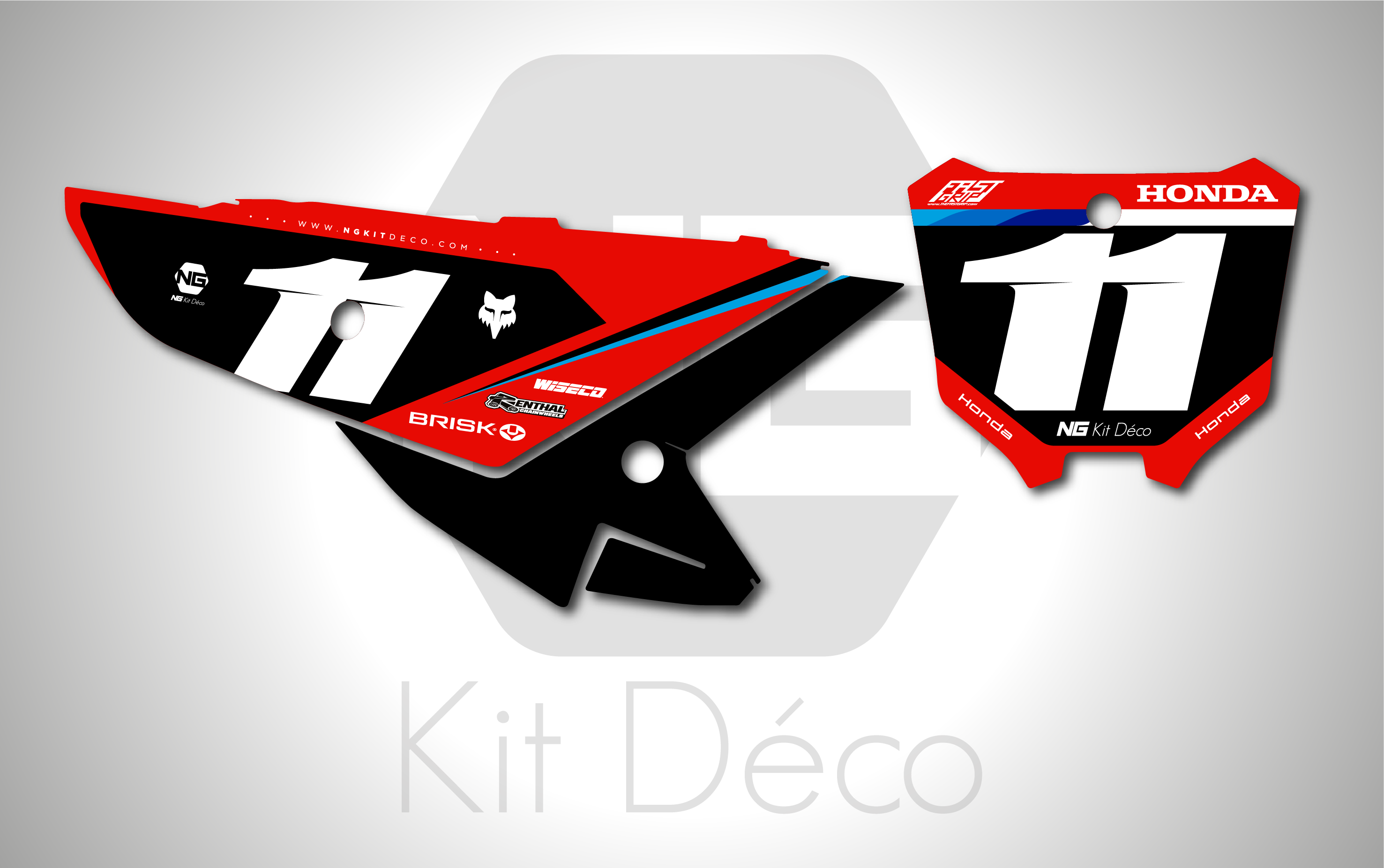 kit déco fond de plaques numéros 250 450 crf 2025 2026 honda motocross ng ced series mx decals graphics stickers autocollant adhesifs_Plan de travail 1