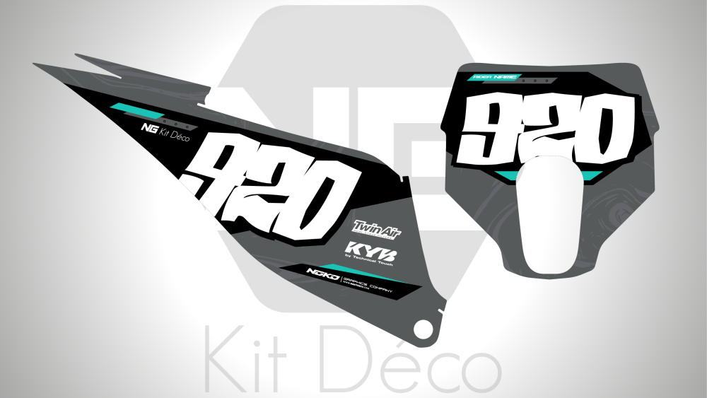 kit déco fond de plaques numéros stark varg ex future enduro 2025 2026 ng wave séries mx decals stikcers graphics autocollant adhésifs_Plan de travail 1