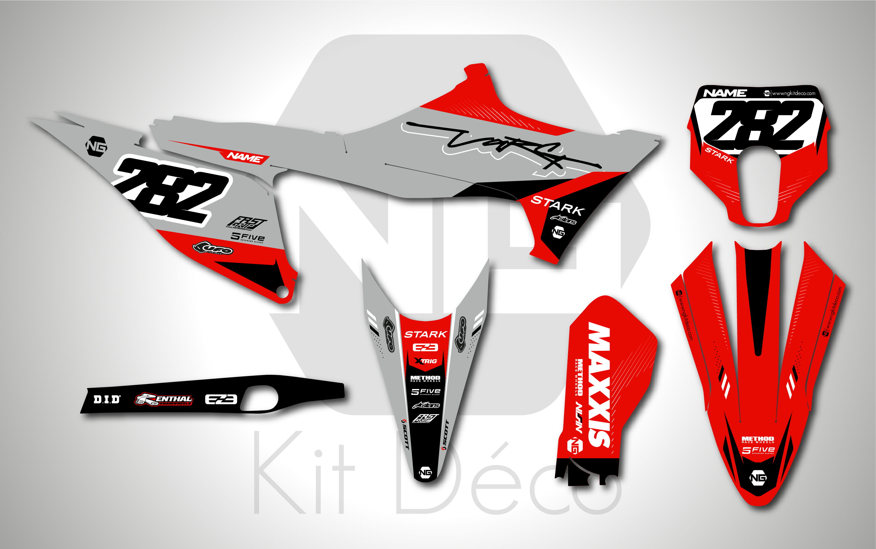 kit déco stark varg ex future enduro 2025 2026 ng bionic séries mx decals stikcers graphics autocollant adhésifs_Plan de travail 1