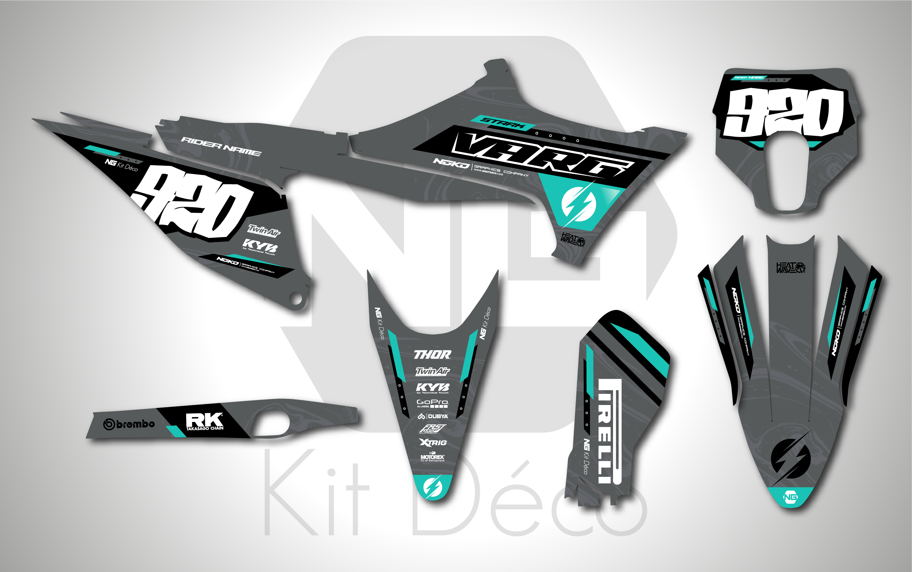 kit déco stark varg ex future enduro 2025 2026 ng wave séries mx decals stikcers graphics autocollant adhésifs_Plan de travail 1