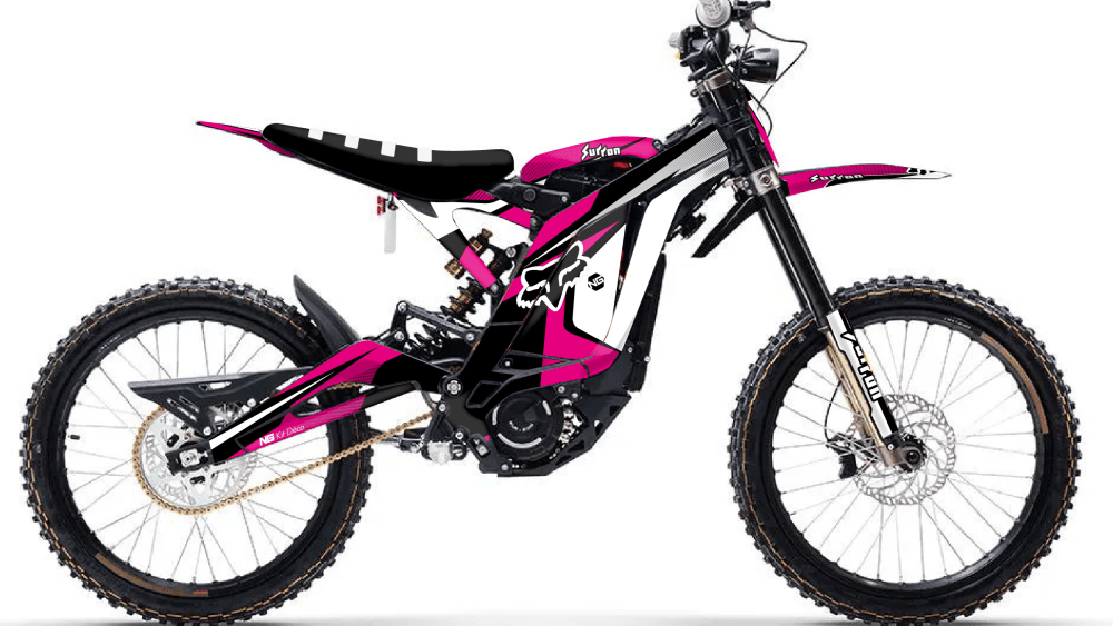 kit déco moto électrique sur ron suron ligt bee fox séries 2026 jaune ng decals stickers graphics autocollant adhésifs visuel-01