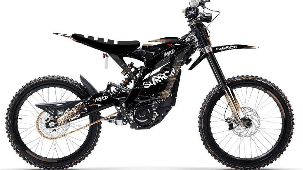 kit déco moto électrique sur ron suron ligt bee trash series sand 2026 ng decals stickers graphics autocollant adhésifs visuel-01