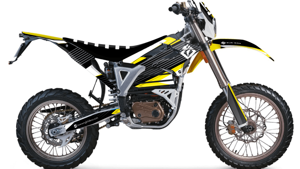 kit déco moto électrique sur ron suron storm bee ted series jaune ng decals stickers graphics autocollant adhésifs visuel-01