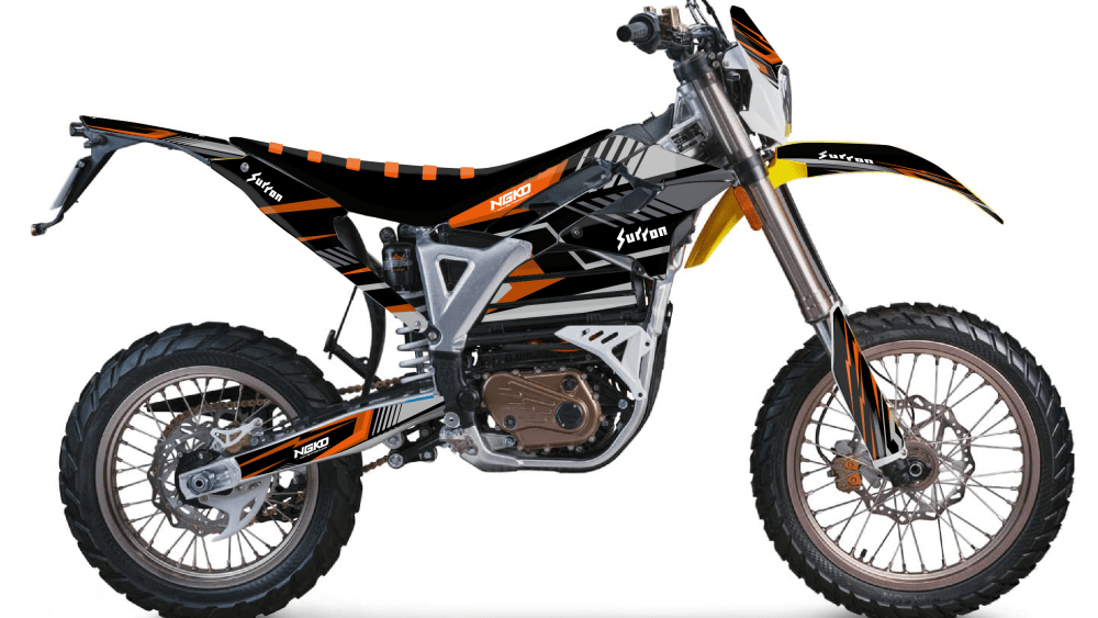 kit déco moto électrique sur ron suron storm bee thunder orange ng decals stickers graphics autocollant adhésifs visuel-01