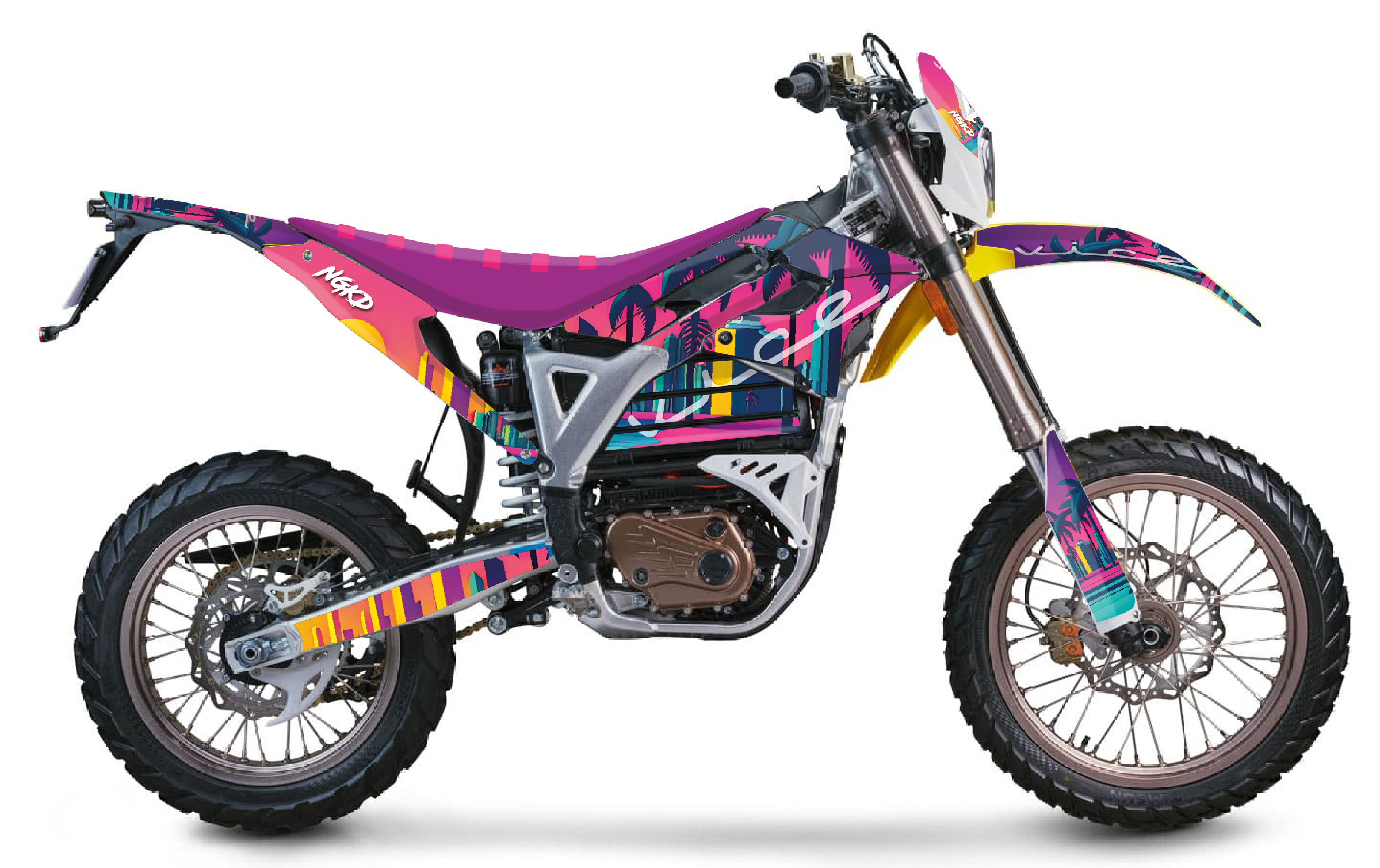 kit déco moto électrique sur ron suron storm bee vice series jaune ng decals stickers graphics autocollant adhésifs visuel-01