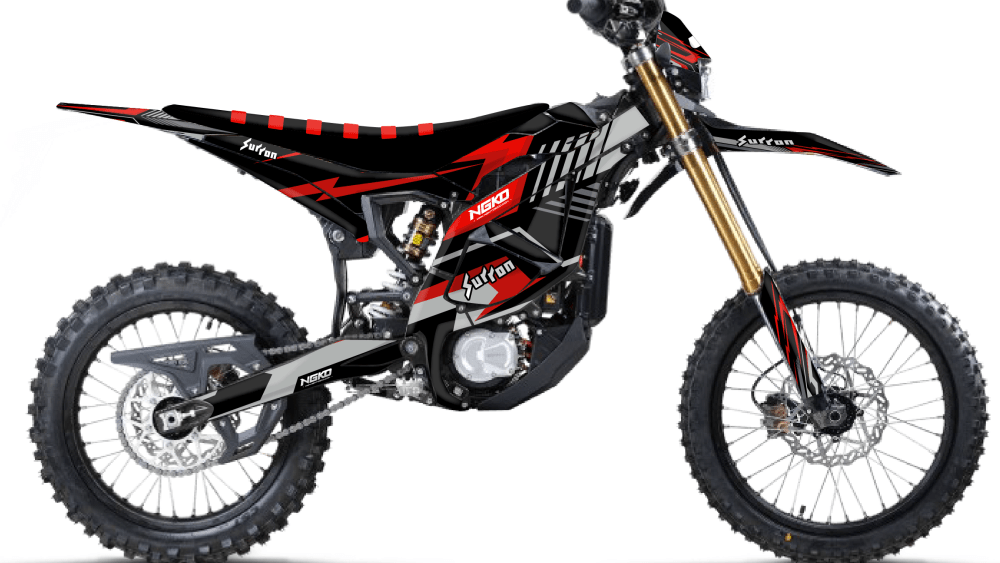 kit déco moto électrique sur ron suron ultra bee thunder series rouge 2026 ng decals stickers graphics autocollant adhésifs visuel-01