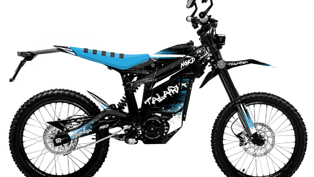 kit déco moto électrique talaria sting trash series bleu ng decals stickers graphics autocollant adhésifs visuel-01