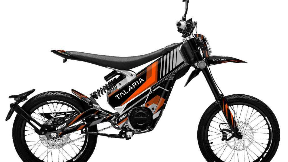 kit déco moto électrique talaria xxx thunder series orange ng decals stickers graphics autocollant adhésifs visuel-01