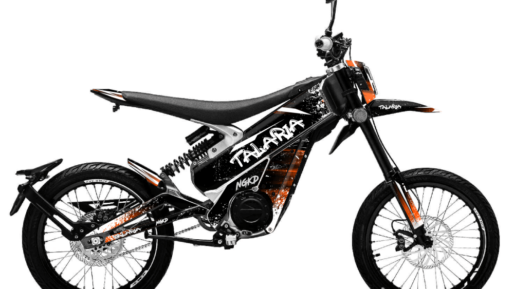 kit déco moto électrique talaria xxx trash series orange ng decals stickers graphics autocollant adhésifs visuel-01