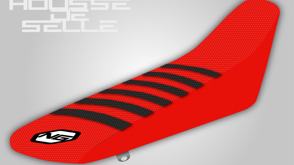 housse de selle ducati 250 450 desmo rouge noir motocross ng seat cover