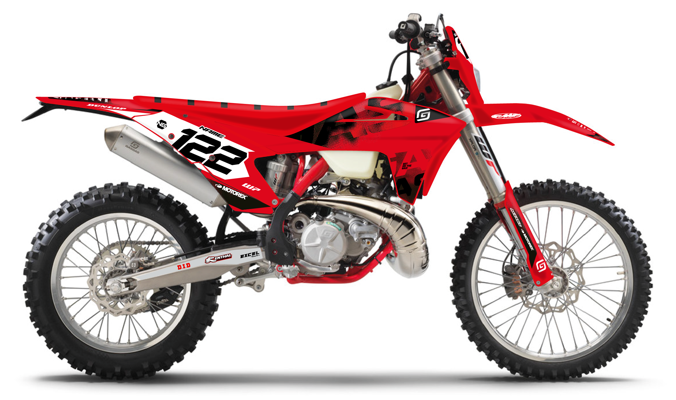 kit déco 125 200 250 300 350 450 ec ecf 2021 2022 2023 gasgas enduro ng origine oem originality 2026 decals stickers graphics autocollant adhesifs visuel