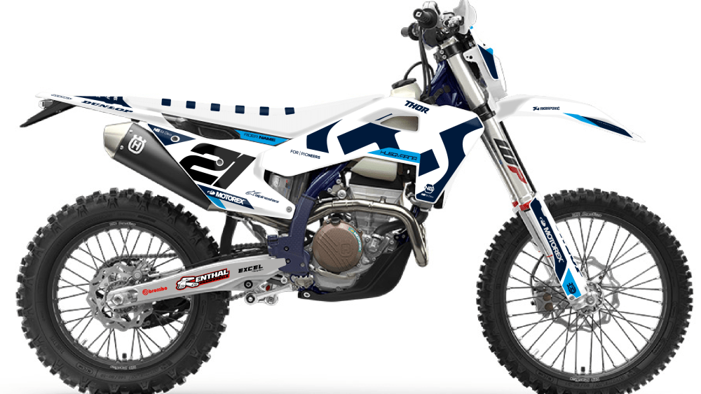 kit déco 125 250 300 350 450 501 te fe husqvarna 2026 2027 enduro ng origine originality 2026 decals stickers graphics autocollant adhesifs visuel d