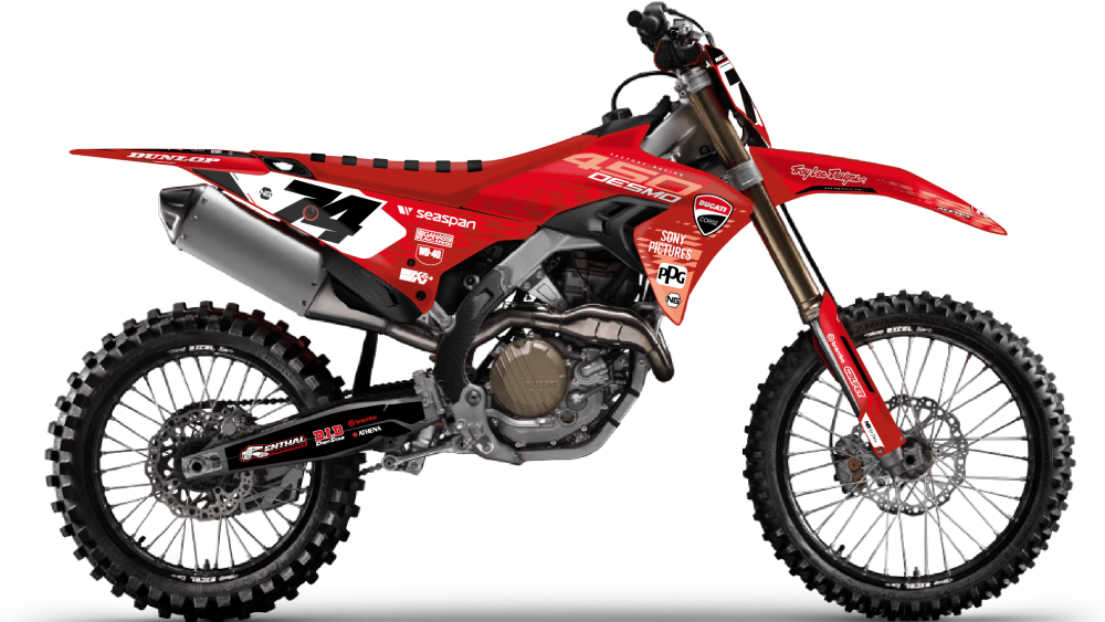kit déco ducati 450 desmo 2025 2026 ng race series séries motocross graphics autocollant decals stickers visuel