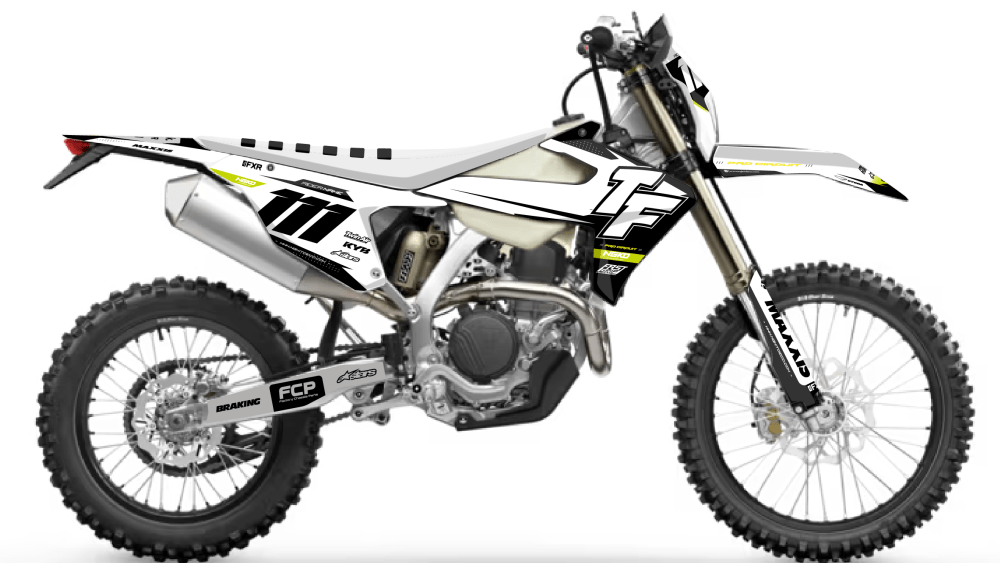 kit déco triumph tfe 250 450 e 2025 2026 2027 2028 enduro ng mx col decals graphics stickers autocollant adhesifs visuel