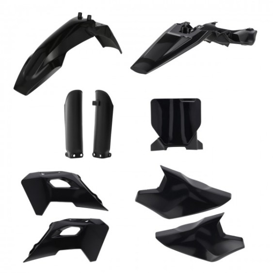kit plastique acerbis complet husqvarna 50 tc 2024 2025 2026 2027 motocross Noir