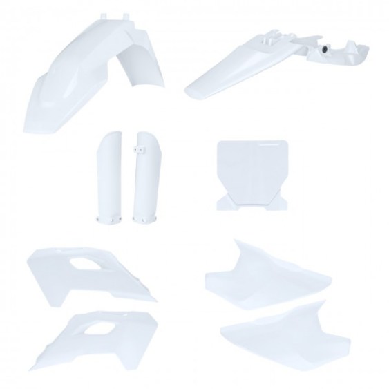 kit plastique acerbis complet husqvarna 65 tc 2024 2025 2026 2027 motocross blanc