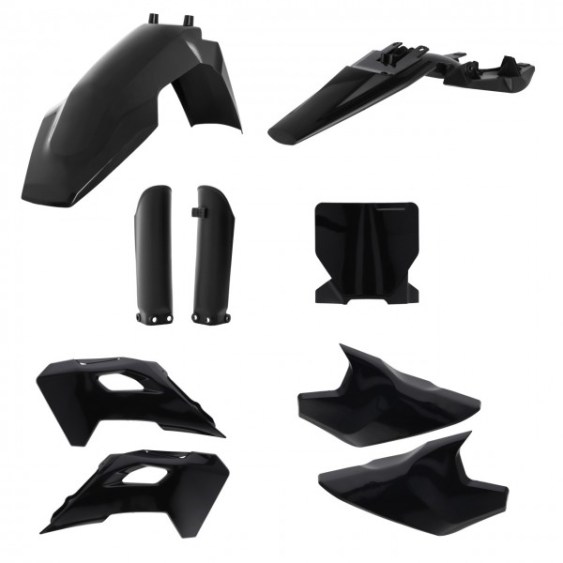kit plastique acerbis complet husqvarna 65 tc 2024 2025 2026 2027 motocross noir