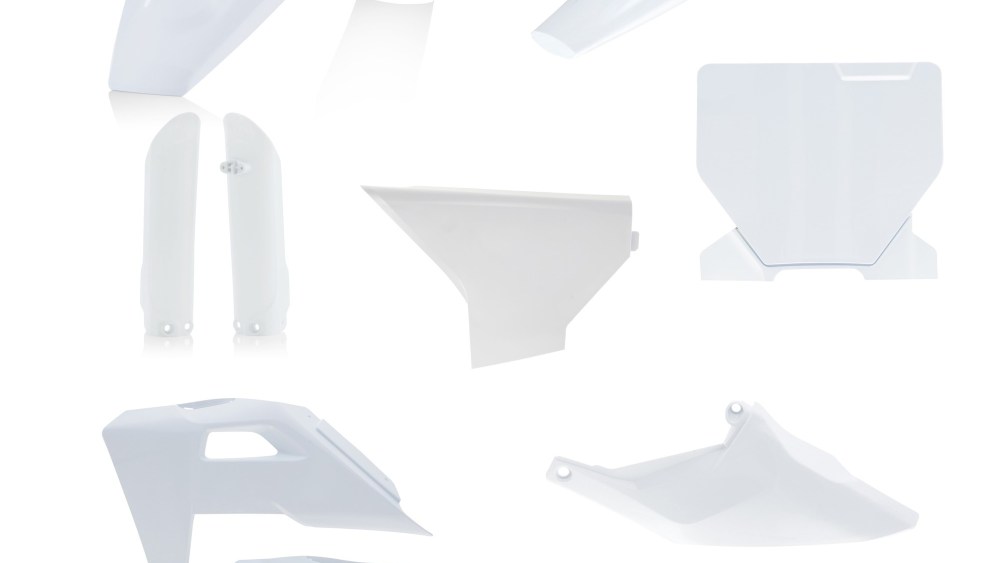 kit plastique acerbis complet husqvarna 85 tc 2025 2026 2027 motocross blanc
